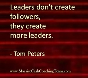 Leaders dont create followers